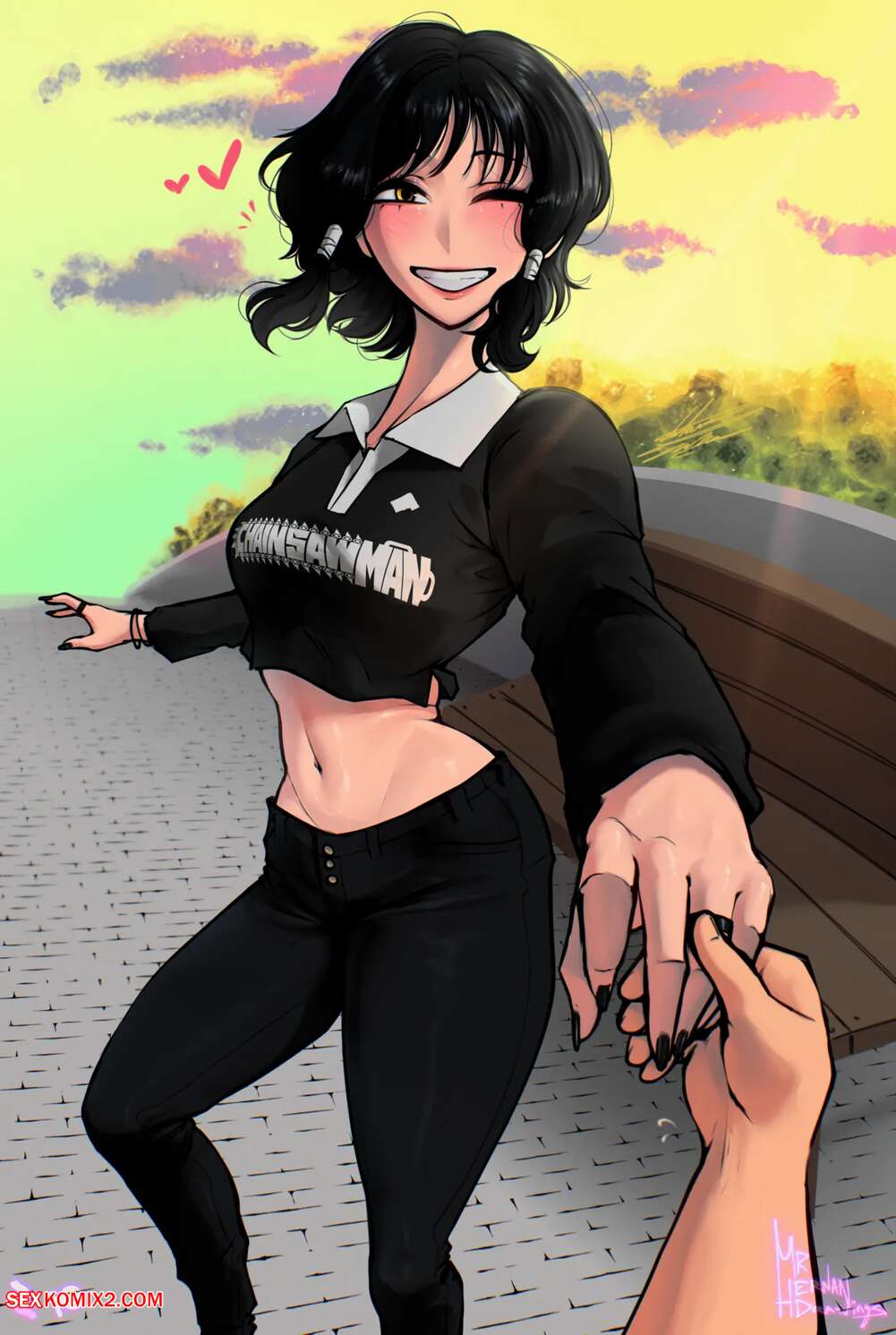 Porn comics Fumiko. Chainsaw Man. MrHernanDrawings