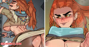 Porn comics Futapilled Aloy. Horizon Zero Down. StreachyBear.