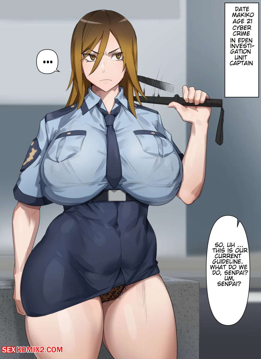 Porn comics Gal Police Makiko. Kunaboto