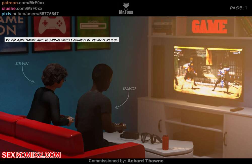 Porn comics Game Over. Chapter 1. Mr.FOXX.