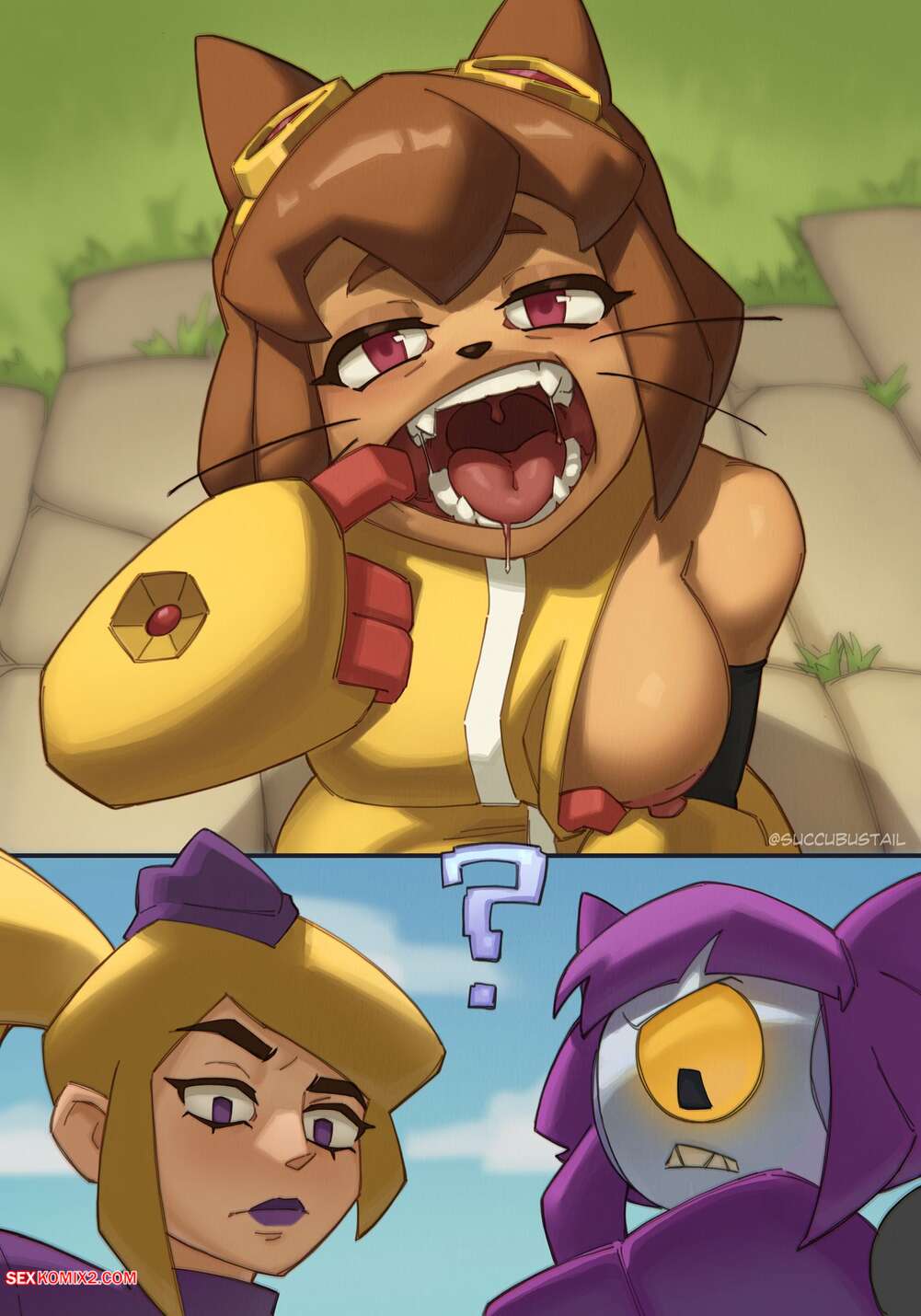 Porn comics Gameoverse. Kits distraction. SuccubusTail