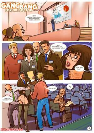Porn comics Gangbang for the pretty doctor. Disarten