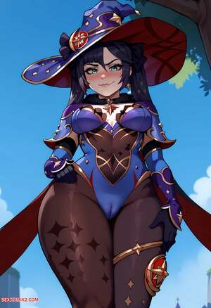 Porn comics Genshin Impact. Mona x BBC. Floxin