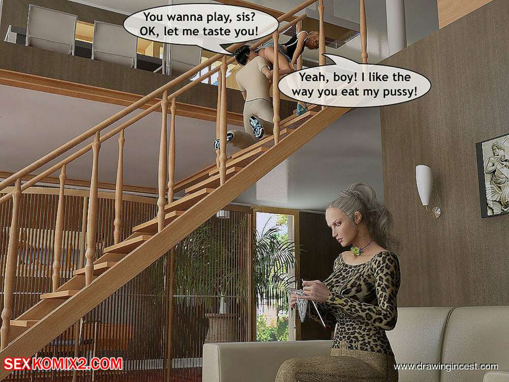 Porn comics Grandmas lesson of fucking. Drawingincest.