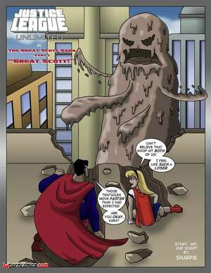 Porn comics Great Scott Saga. Special Edition. Justice League. Sharpie.