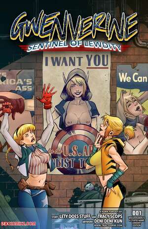 Porn comics Gwenverine. Chapter 1. SpiderMan. Tracy Scops.