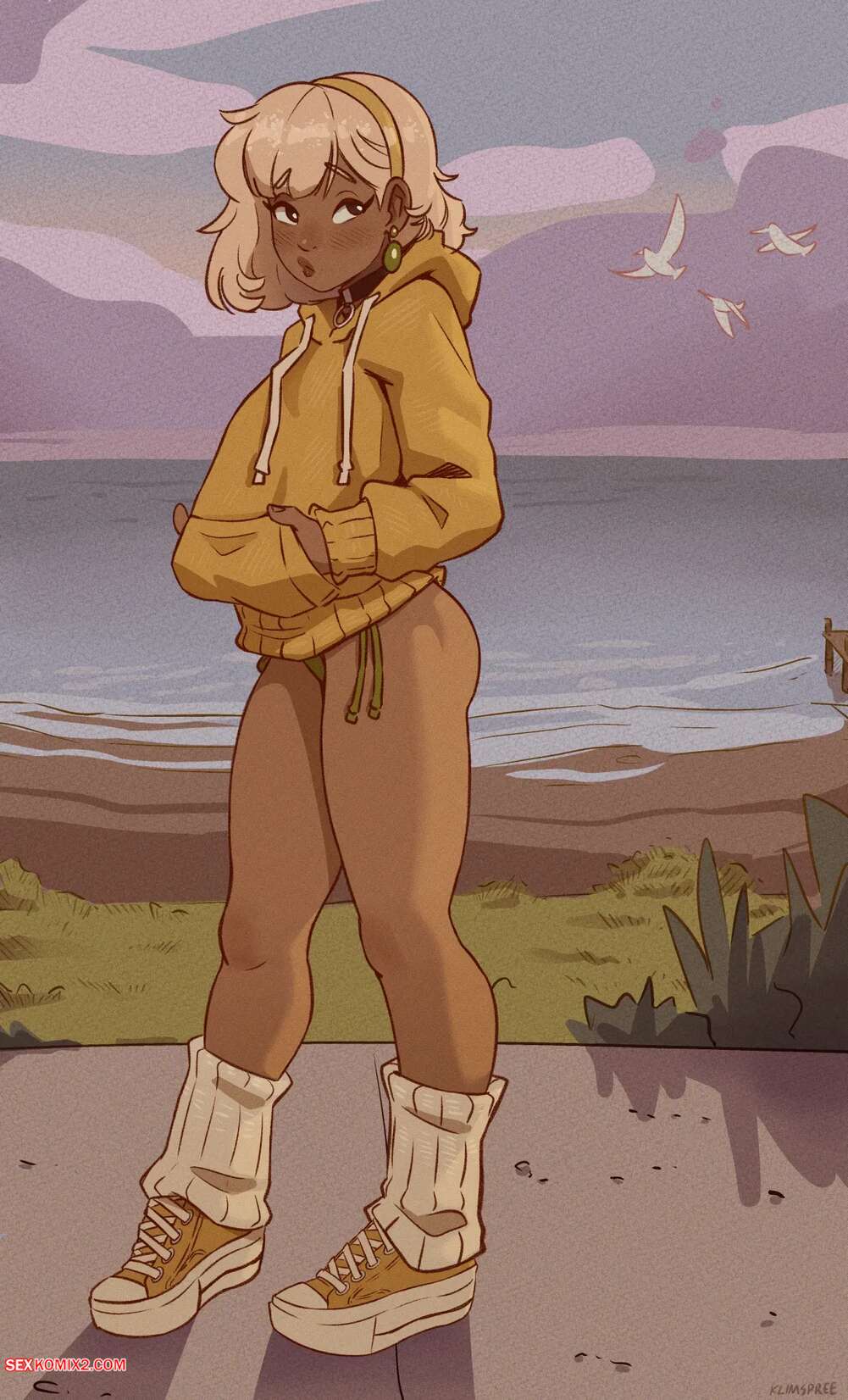 Porn comics Gyaru OCs. Yuzu and Suika. KlimSpree