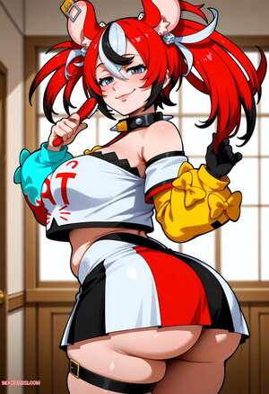 Porn comics Hakos Baelz. Floxin