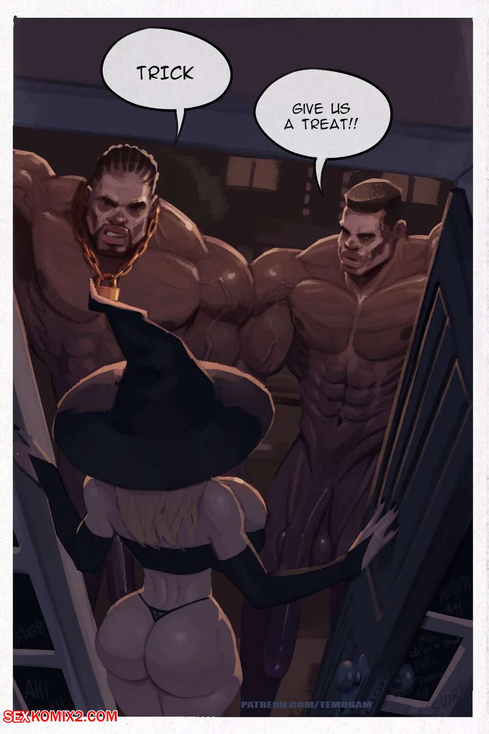 Porn comics Halloween. Chapter 1. Temogam.