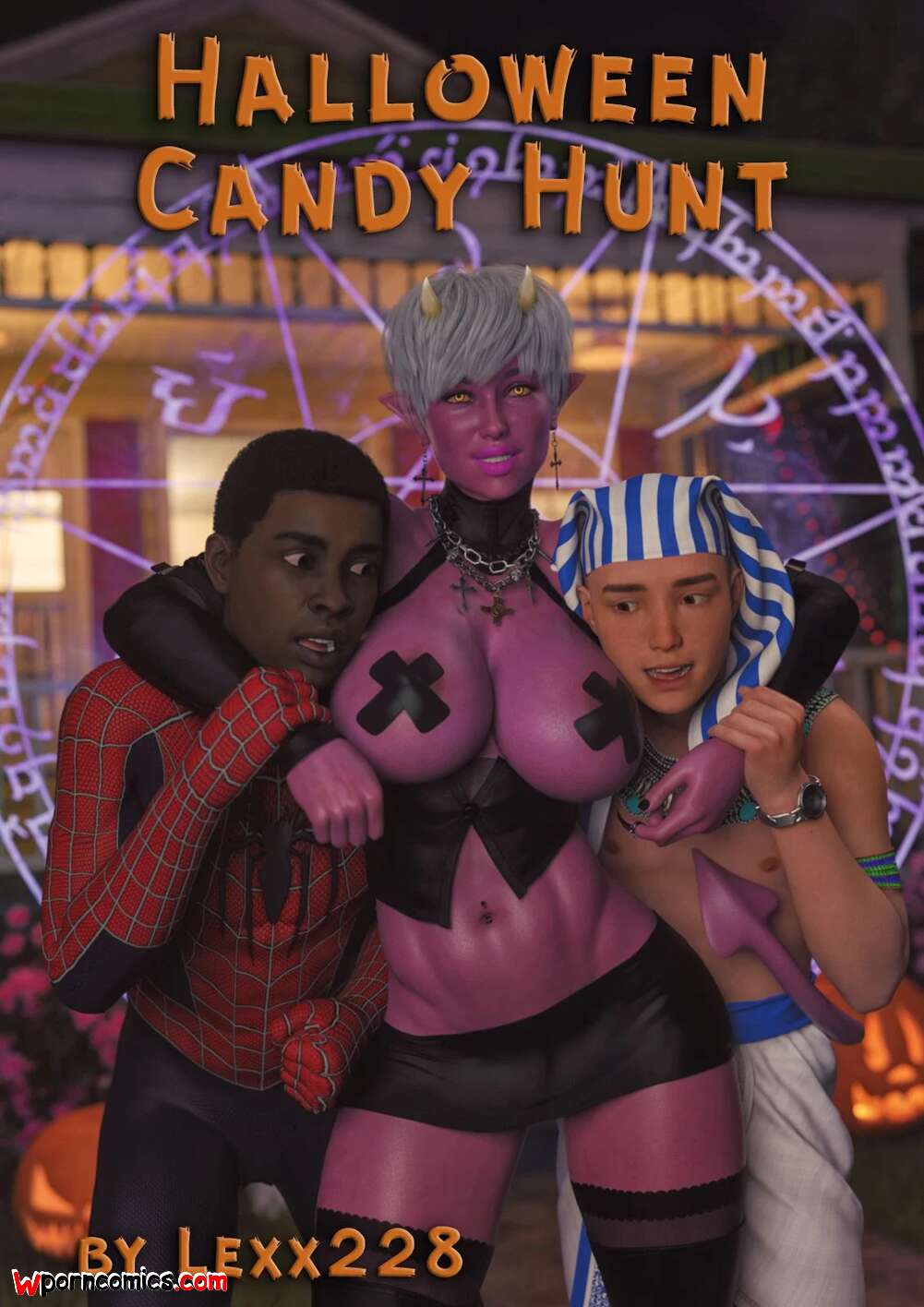 Porn comics Halloween Candy Hunt. Lexx228.