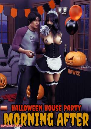 Porn comics Halloween House Party. Chapter 2. Hawke