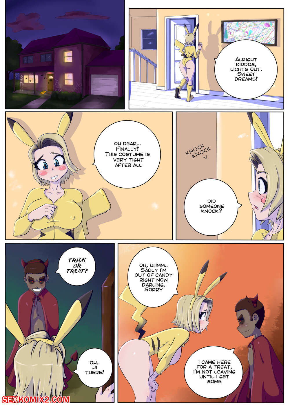 Porn comics Halloween Night And Cosplay. Marcus Crot