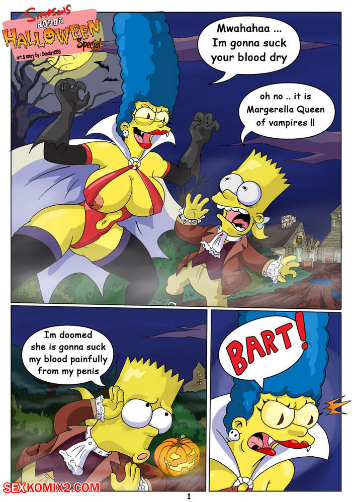 Porn comics Halloween Special. The Simpsons. GUNDAM888