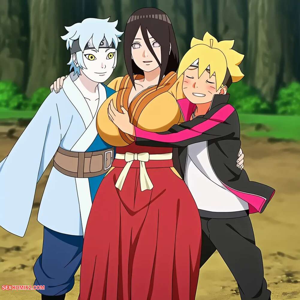 Porn comics Hanabi x Boruto x Mitsuki. Tbaanime