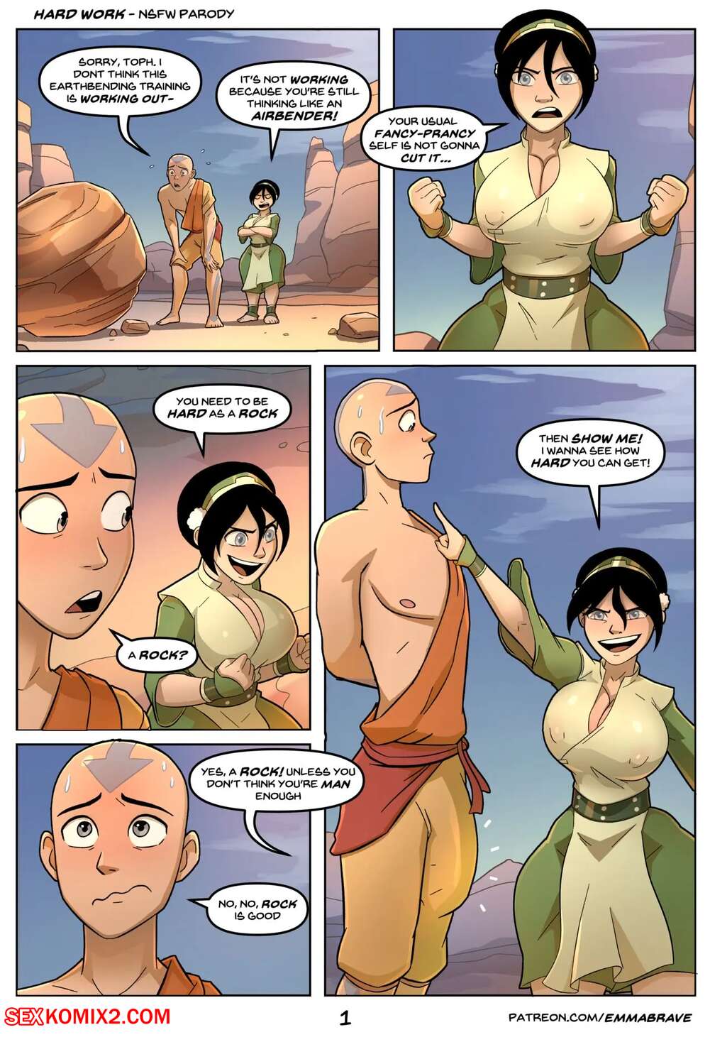 Porn comics Hard Work. EmmaBrave