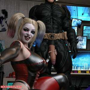 Porn comics Harley Fucks Batsy. Batman