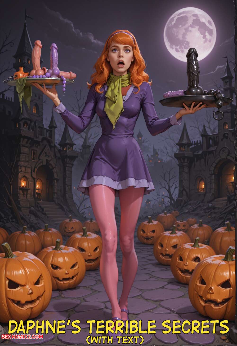 Porn comics Haunted Toys Delivery. Daphne. Exclusive with text. Shadow Renders.