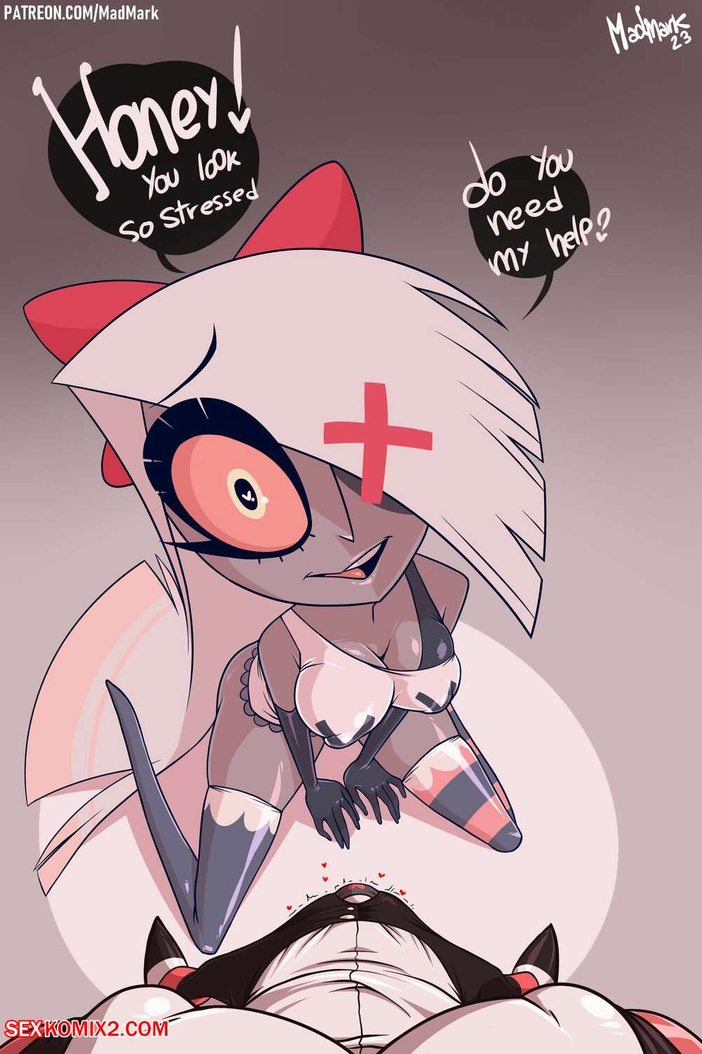 Porn comics Hazbin Hotel. MadMark