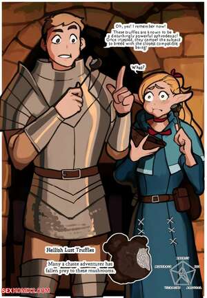 Porn comics Hellish Lust Truffles. Dungeon Meshi. DoleCat