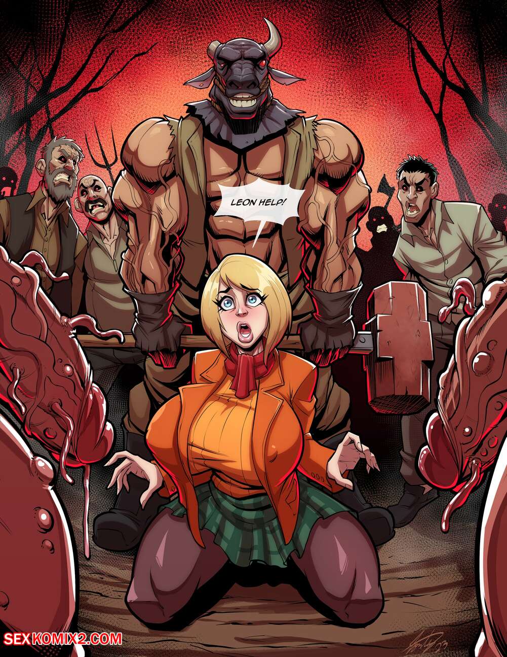 Porn comics Helpless Ashley Graham. Fontez