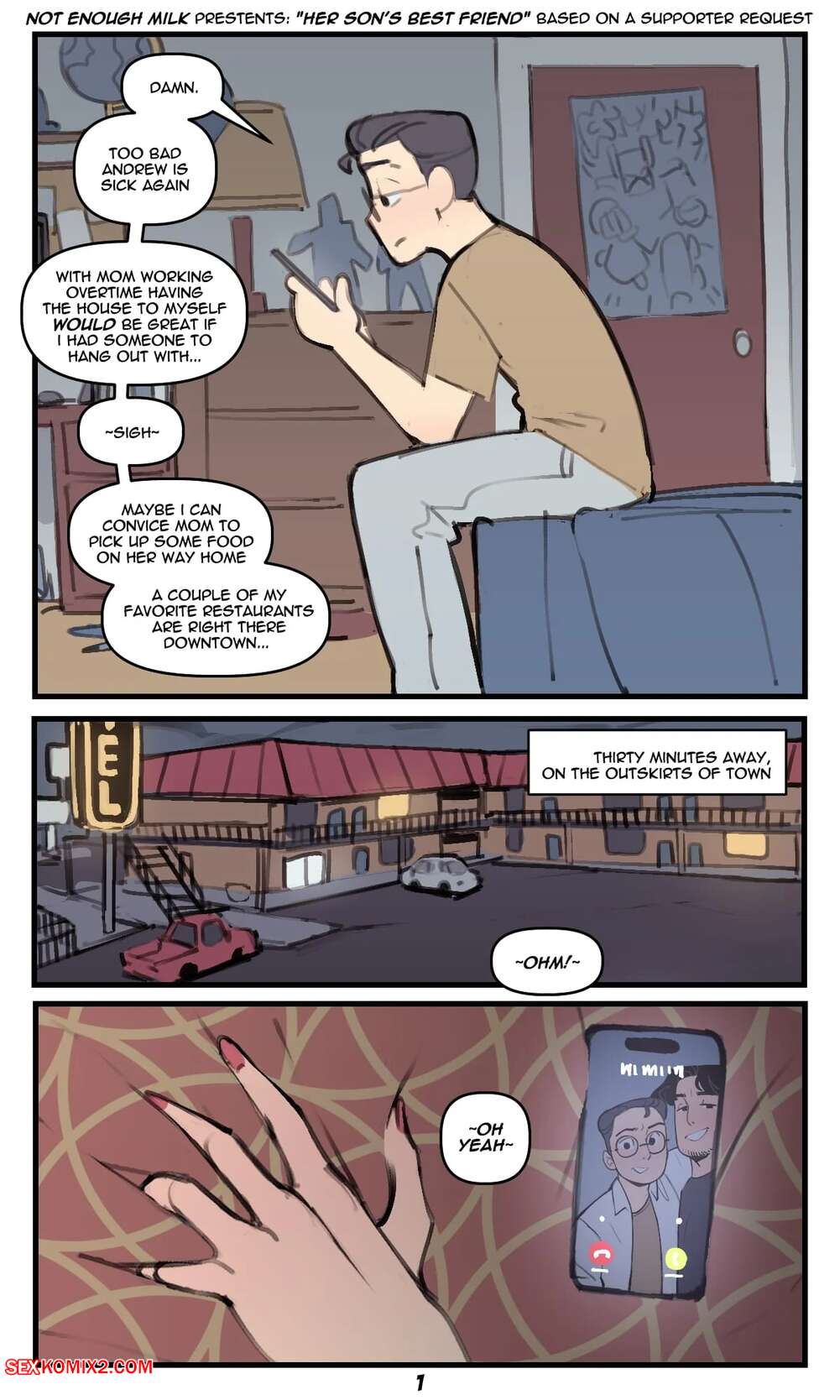 Porn comics Her Sons Best Friend. NotEnoughMilk.