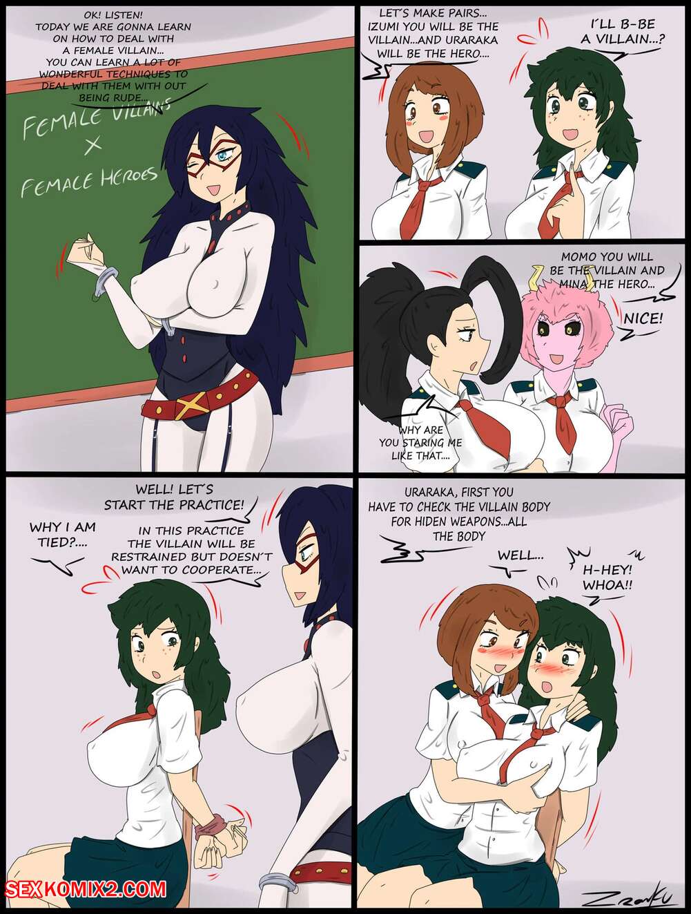 Porn comics Hero Training. Tikoriko