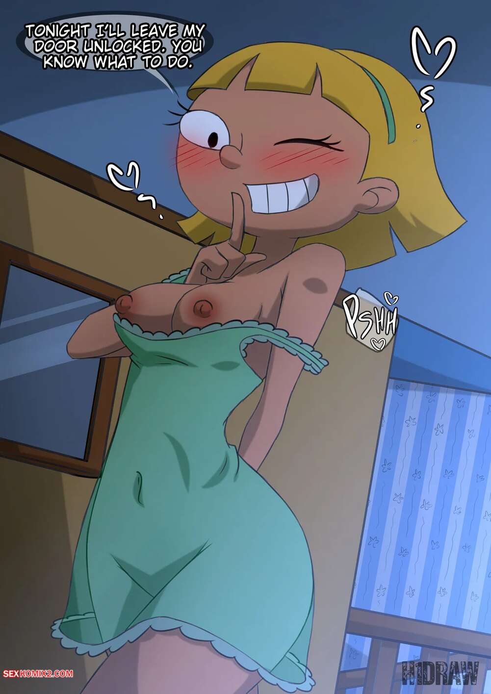Porn comics Hey Arnold. Olga Pataki. Open Door. h1draw