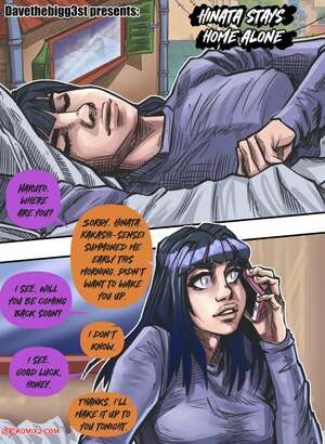 Porn comics Hinata Stays Home Alone. DaveTheBiggest