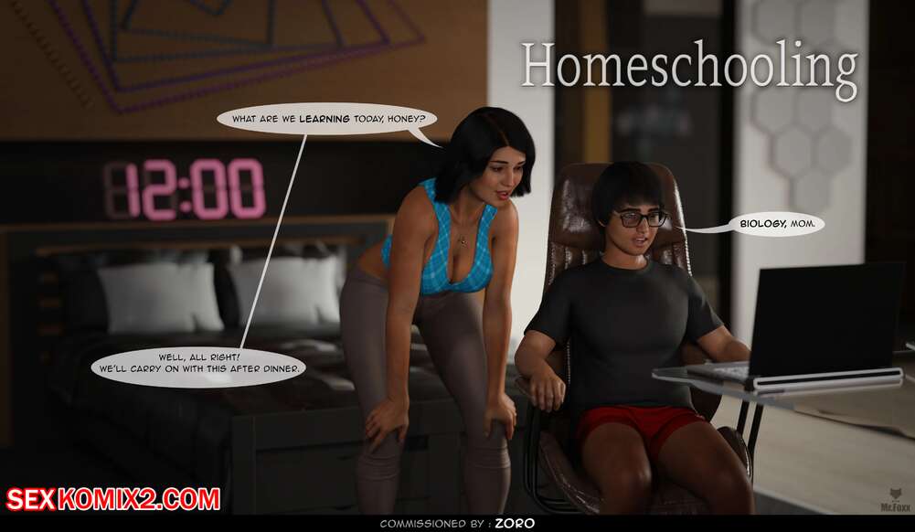 Porn comics HomeSchooling. Mr.FOXX.