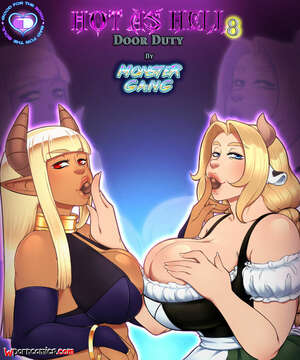 Porn comics Hot As Hell. Part 8. Door duty