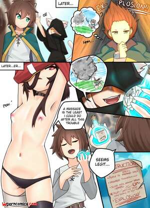 Porn comics I just wanted to become an explosion mage but ended up possessing Megumin.