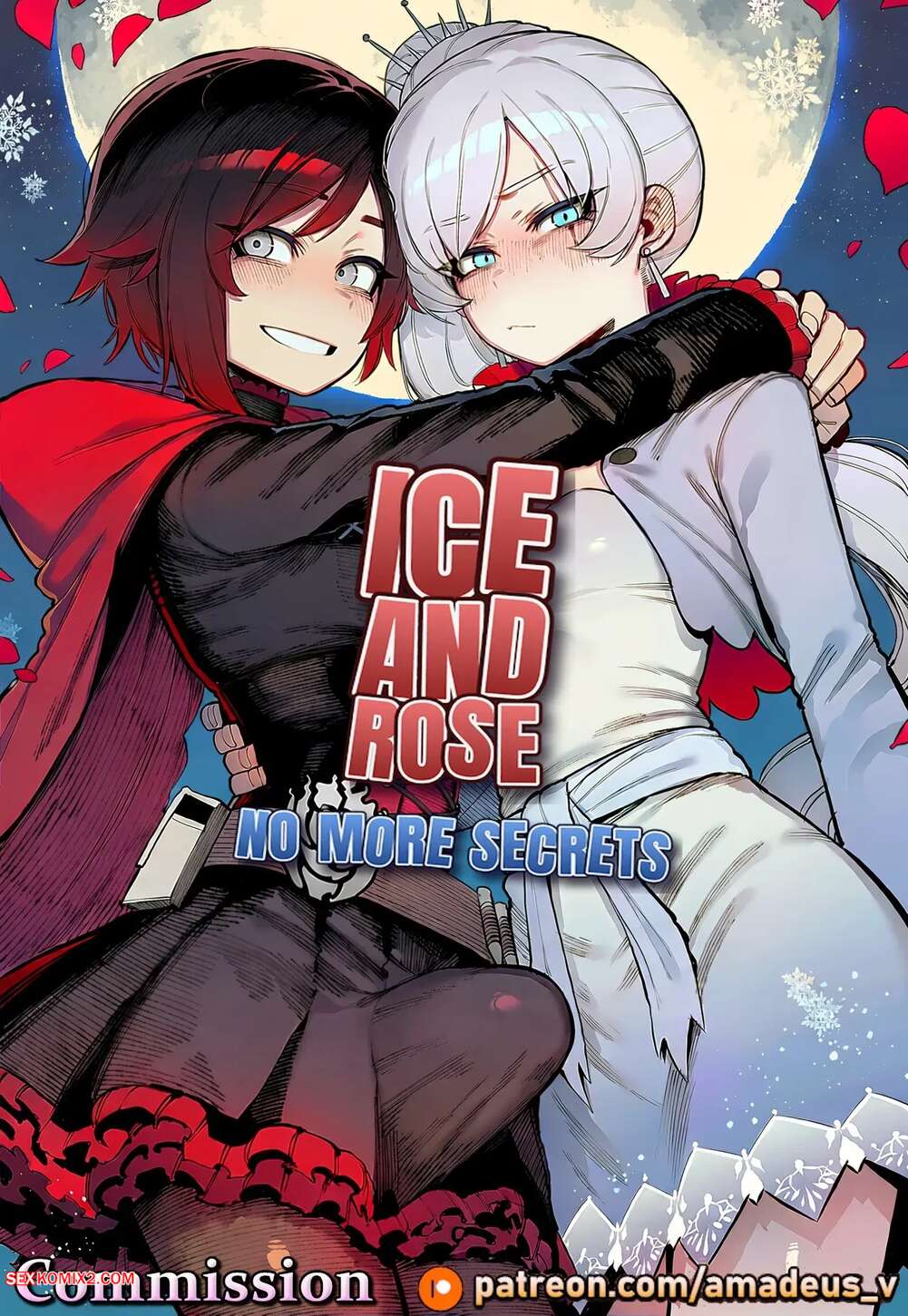 Porn comics Ice and Rose. Ruby x Weiss. Amadeus V