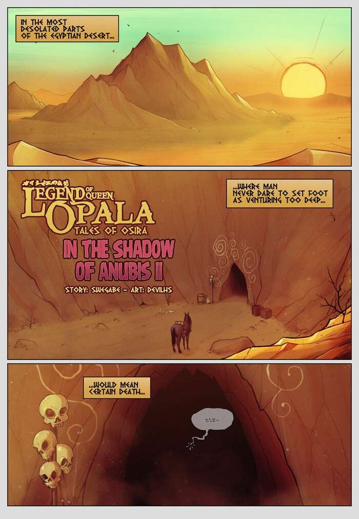 Porn comics In The Shadow Of Anubis. Part 2. Legend Of Queen Opala.