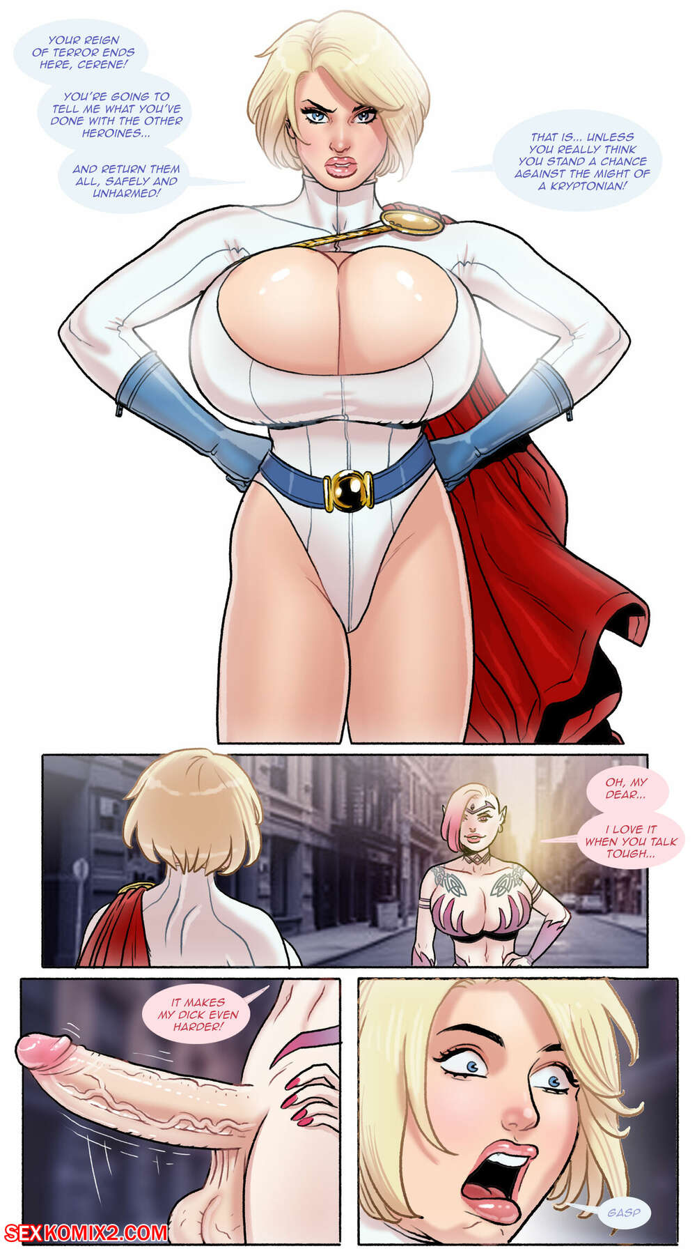 Porn comics Instant Loss. Power Girl, Street Fighter. Pegasus