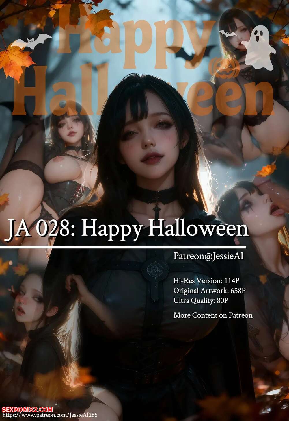 Porn comics JA028. Happy Halloween. Jessie AI
