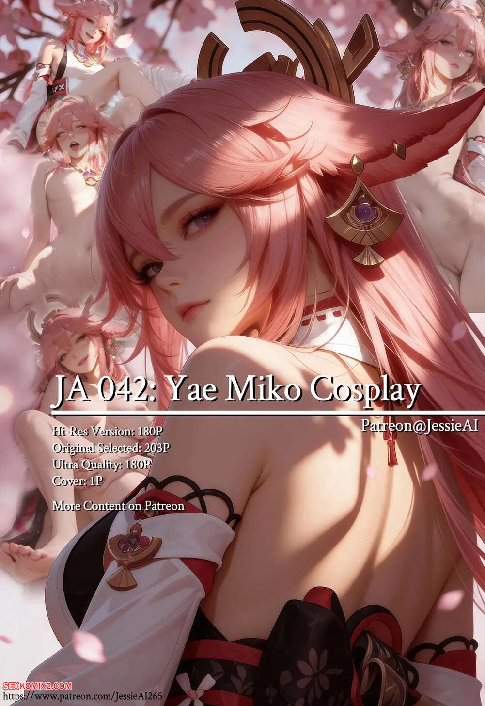 Porn comics JA043. Yae Miko Cosplay. Jessie AI