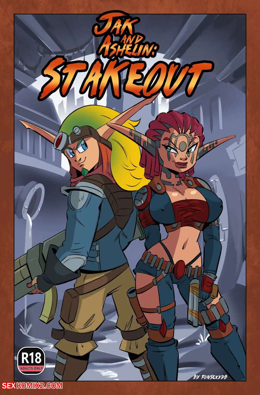 Porn comics Jak and Ashelin. Stakeout. FunsexyDB