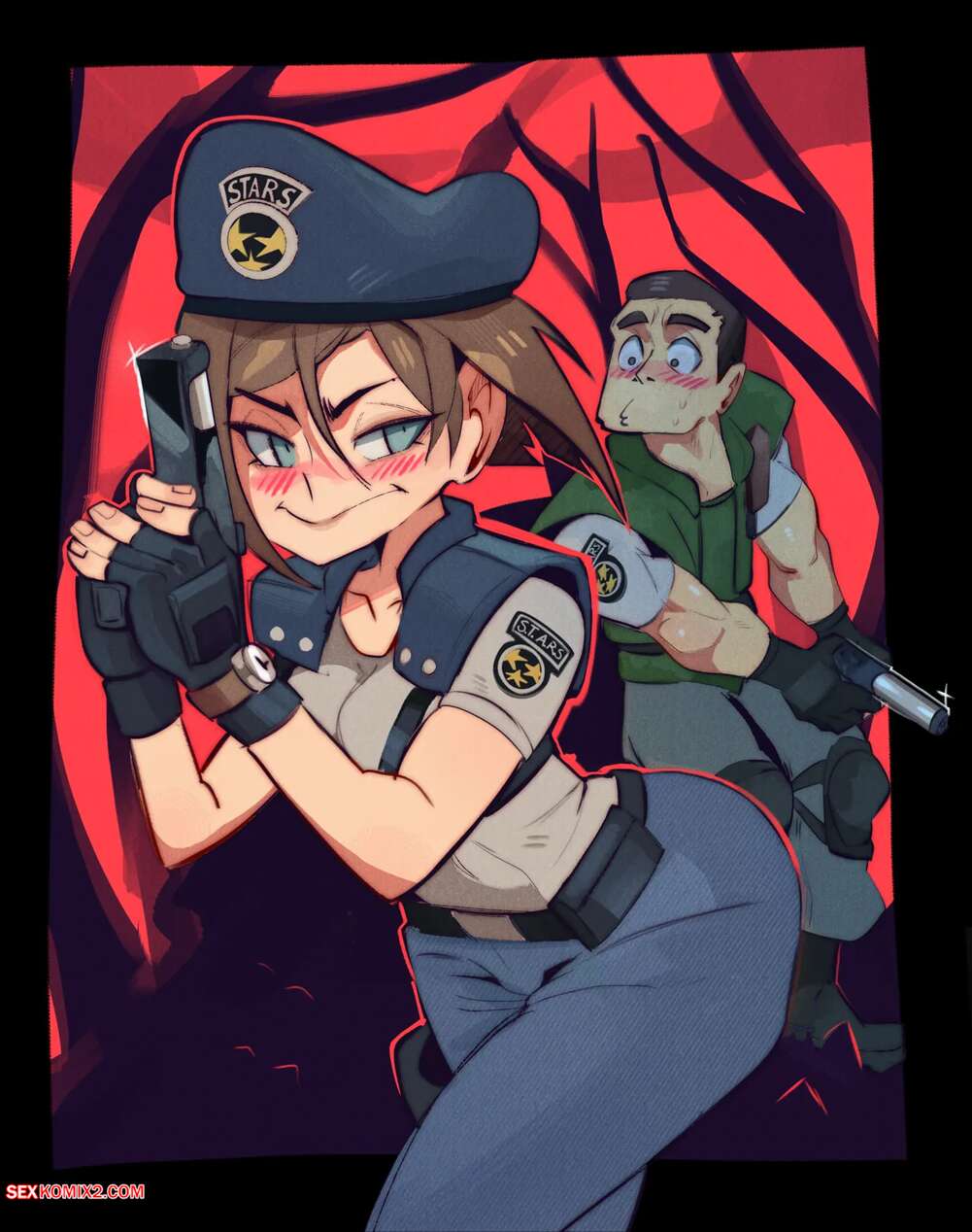 Porn comics Jill Sandwich. Resident Evil. Disabled Fetus