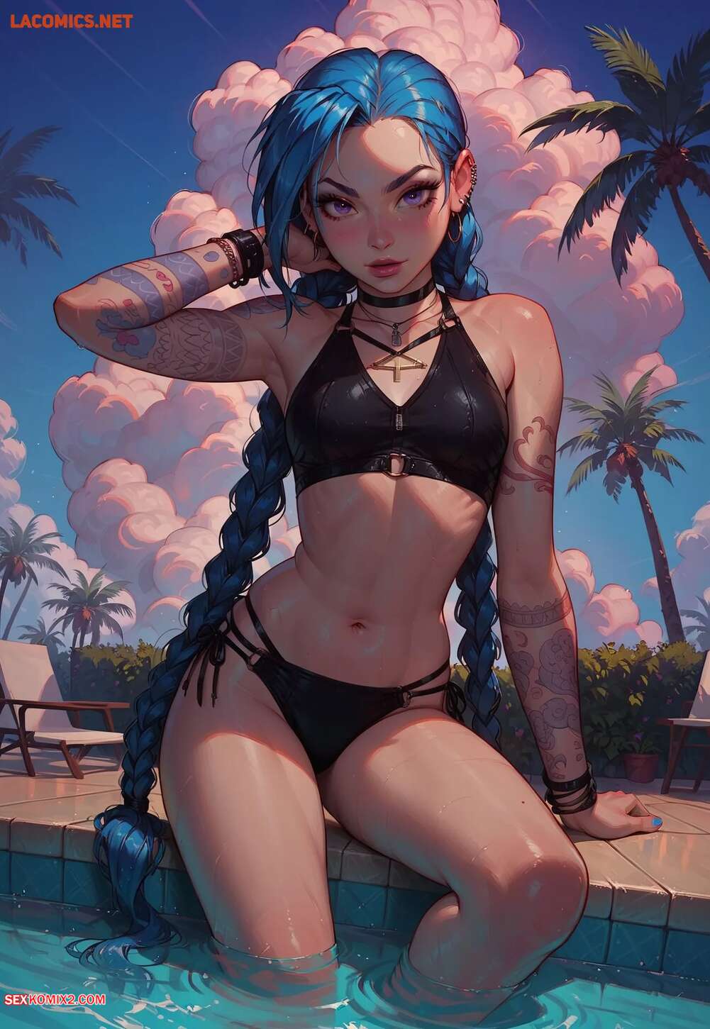 Porn comics Jinx Learns To Relax. LowFireStudios