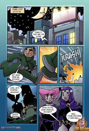 Porn comics Jinx X Raven. Chapter 1. Teen Titans. Comics Toons.