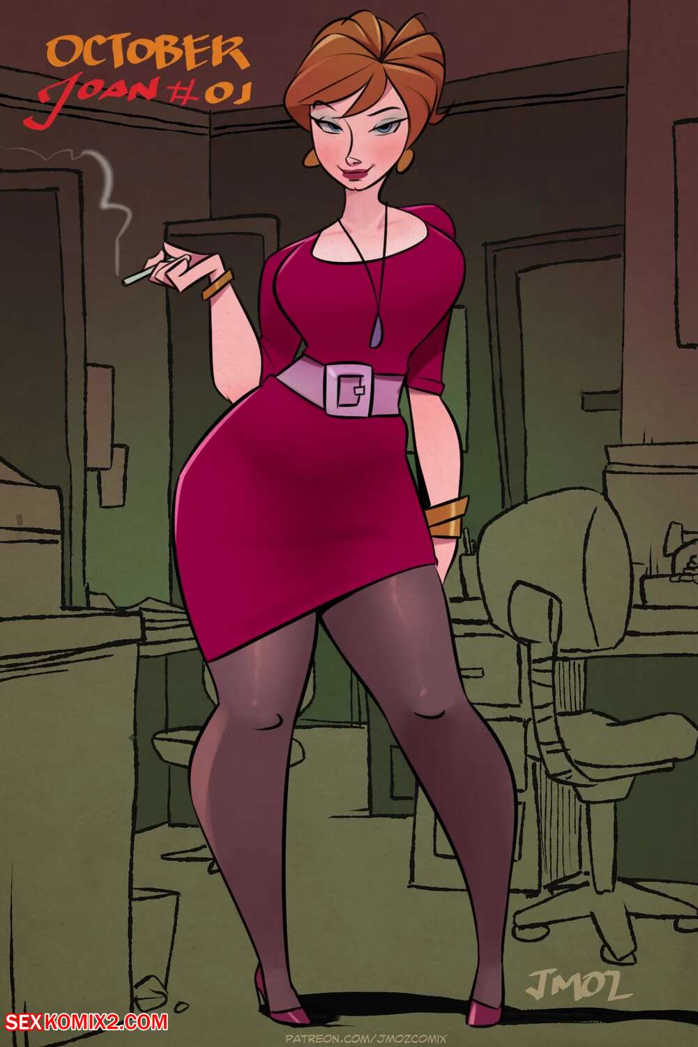 Porn comics Joan Holloway. Mad Men. Jmoz Comix