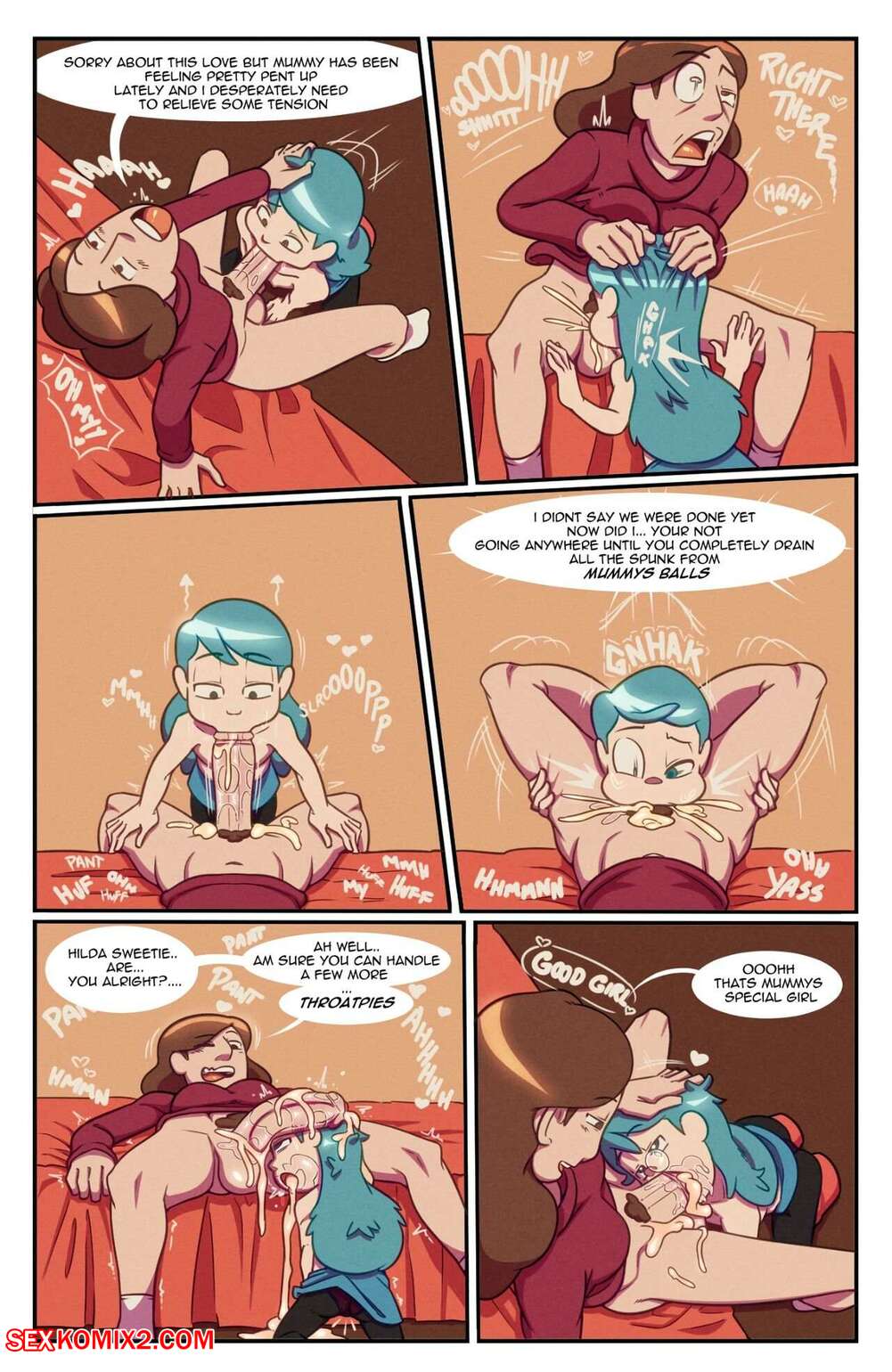 Porn comics Johanna NNN. Hilda. KeniBR