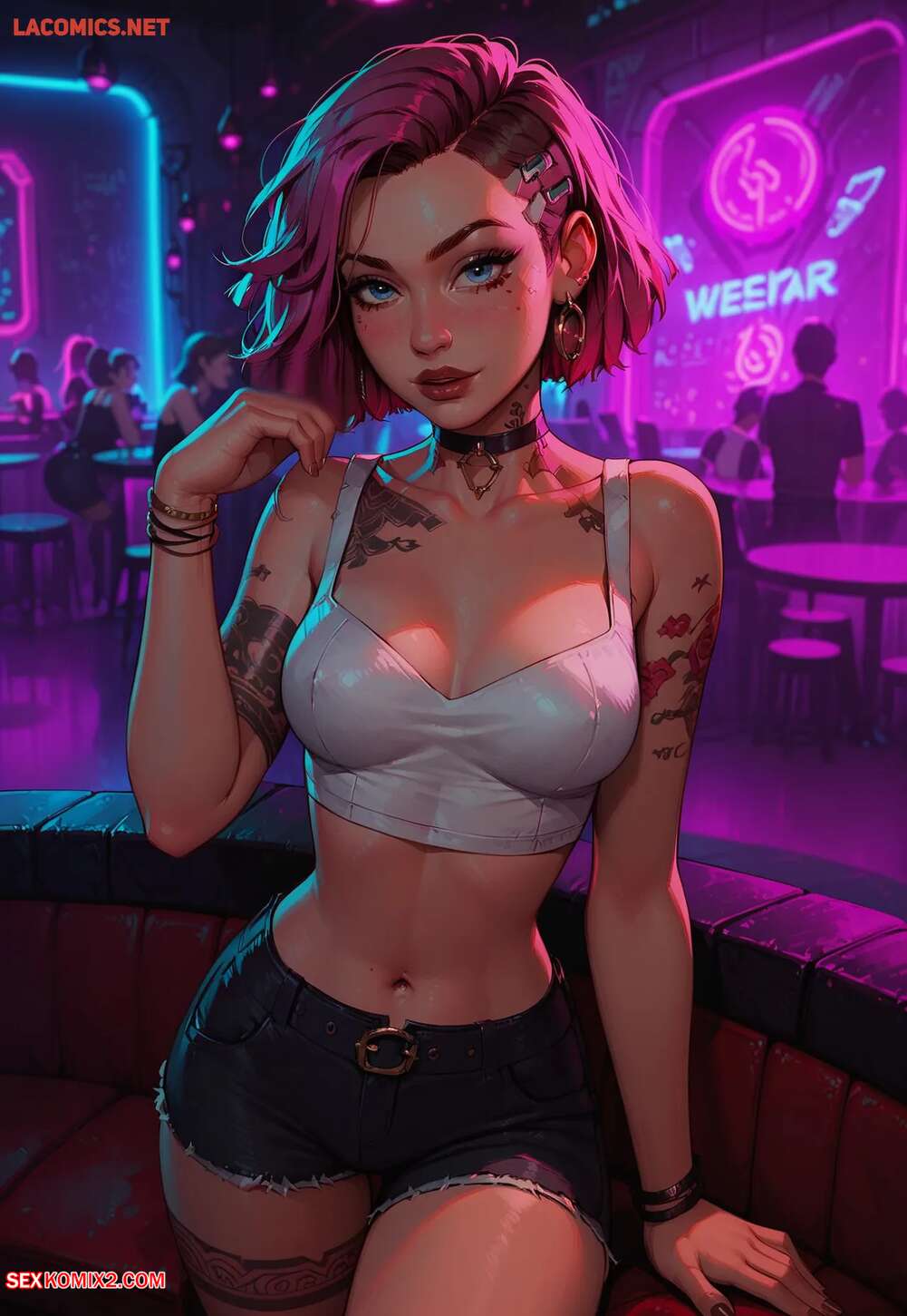 Porn comics Judy at the Club. LowFireStudios