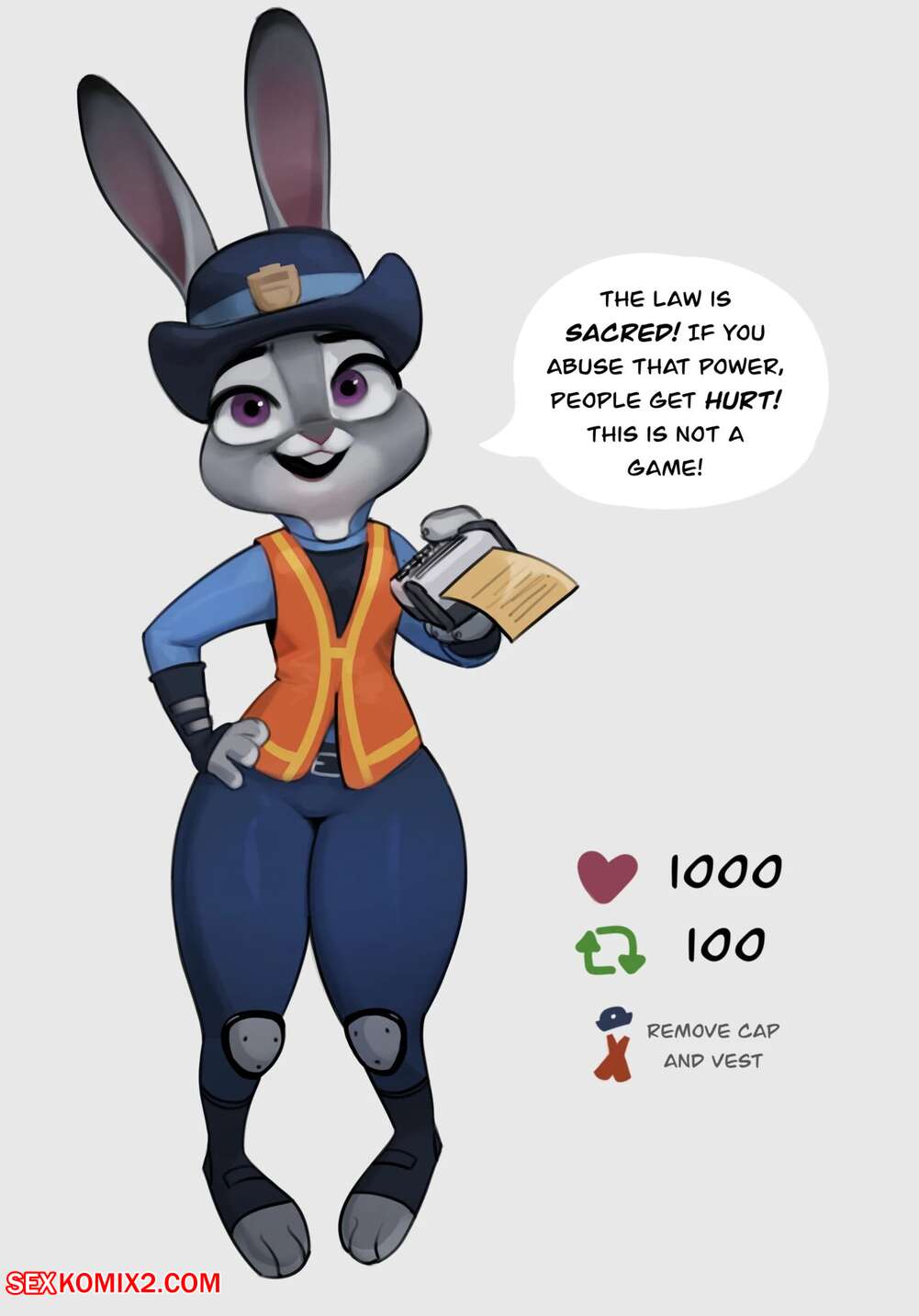Porn comics Judy Hopps Stripgame. Qupostuv35