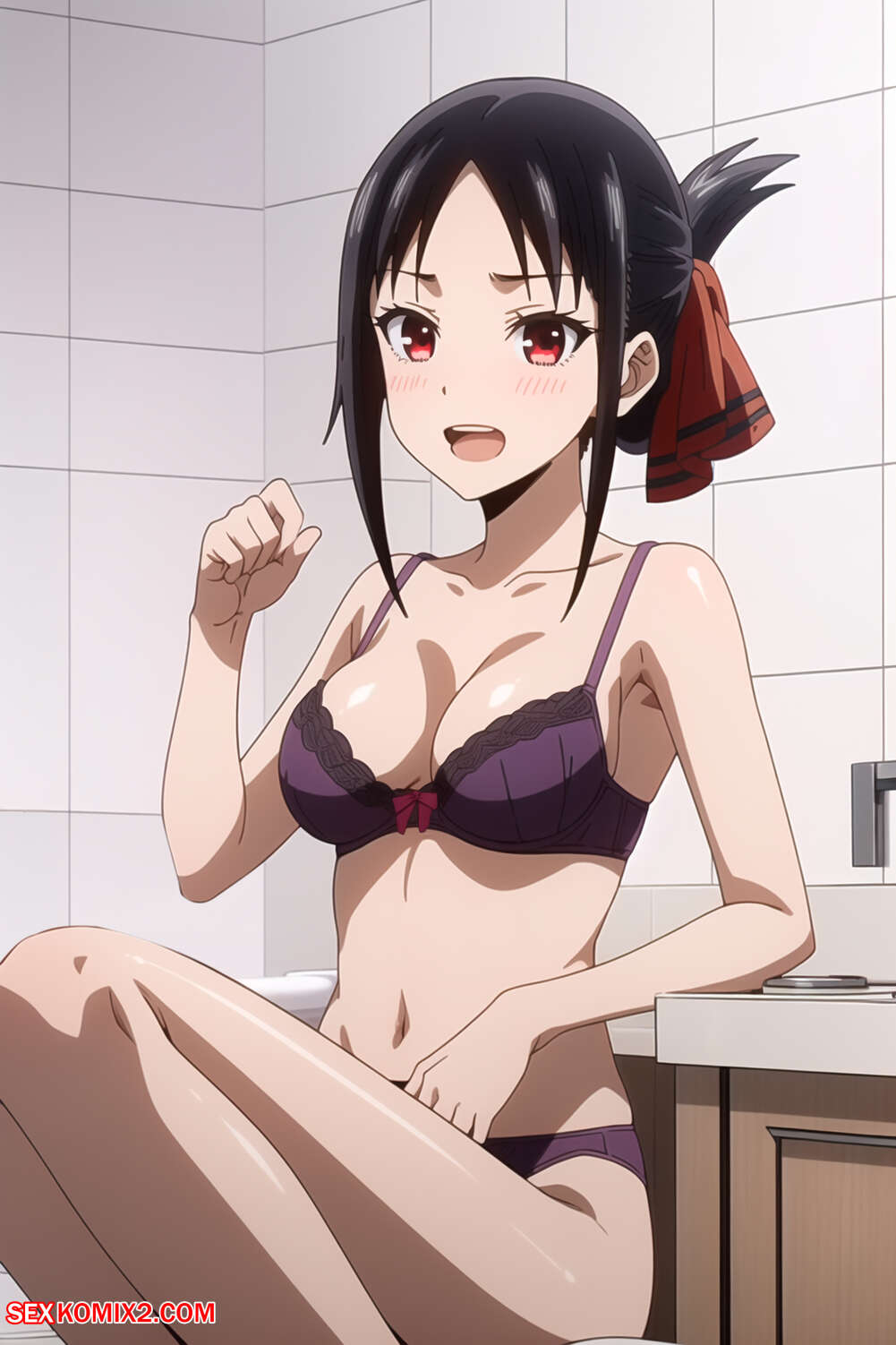 Porn comics Kaguya Shinomiya and Jean. ArimaAgamiAI