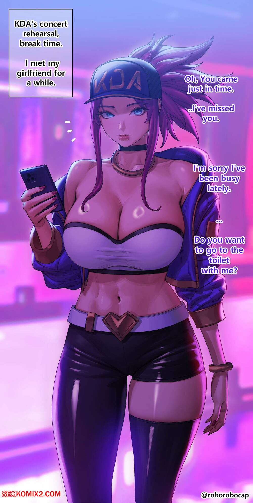 Porn comics KDA Akali. Roborobocap