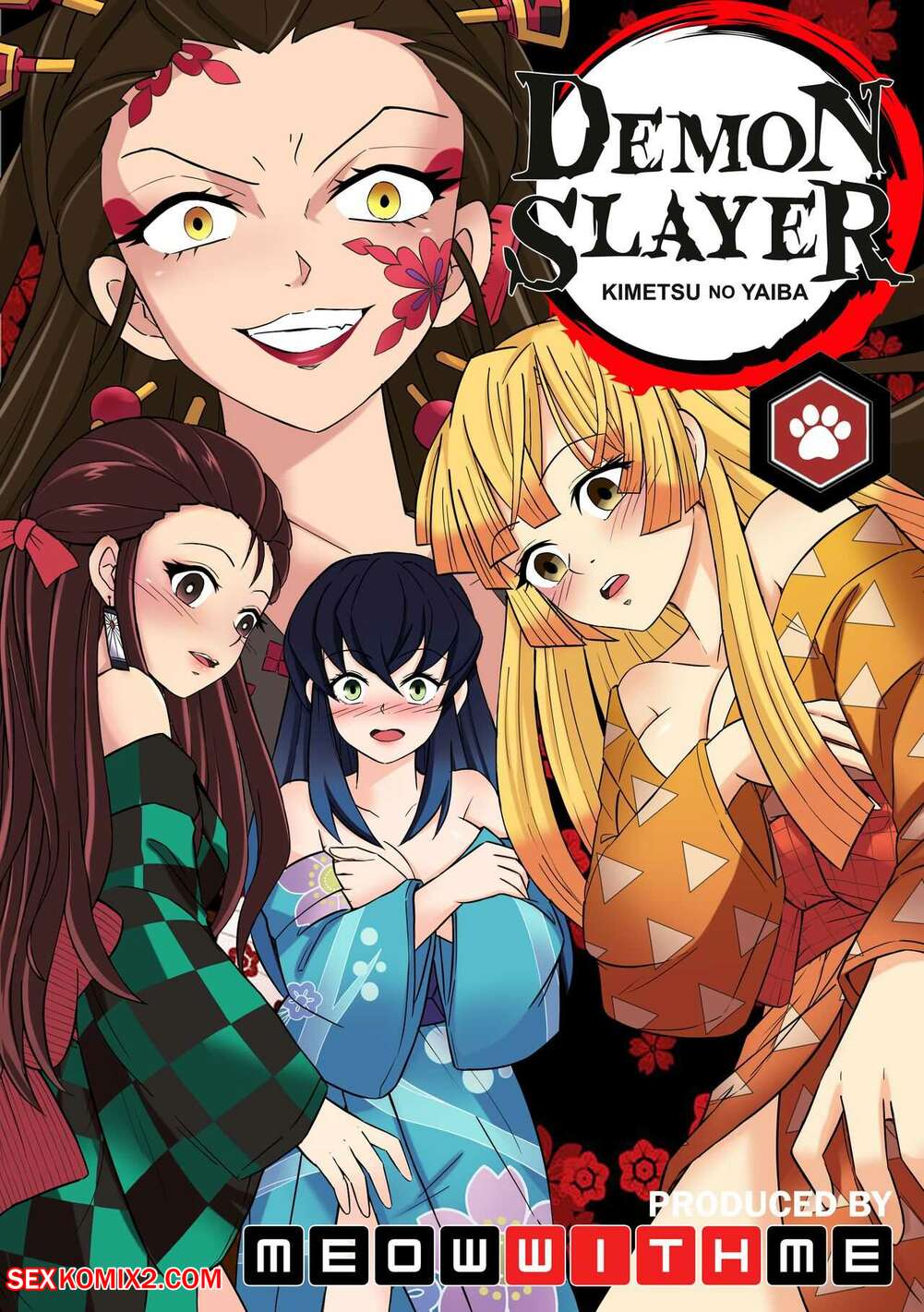 Porn comics Kimetsu no Yaiba Red Light District. MeowWithme