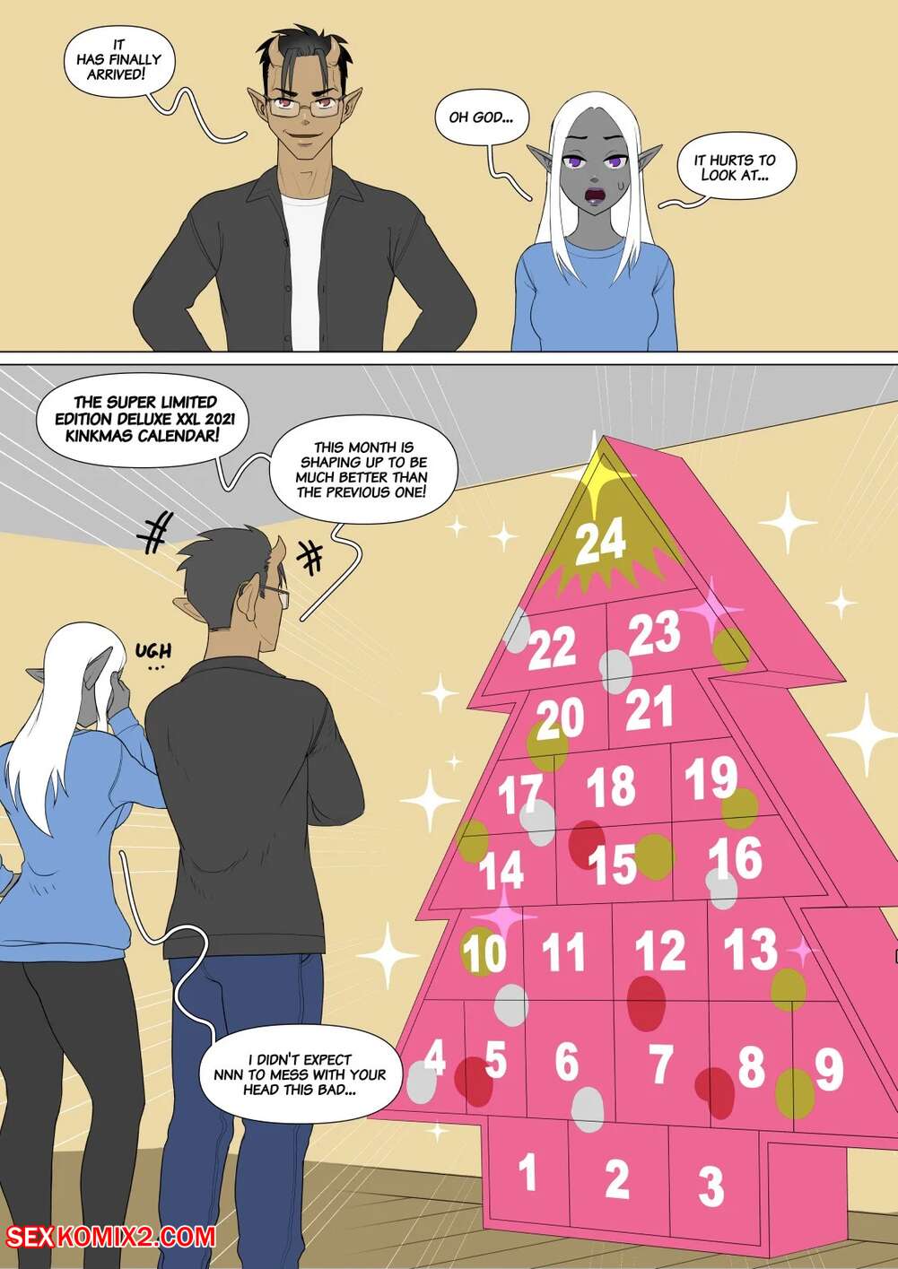 Porn comics Kinkmas Calendar. MadAbalone