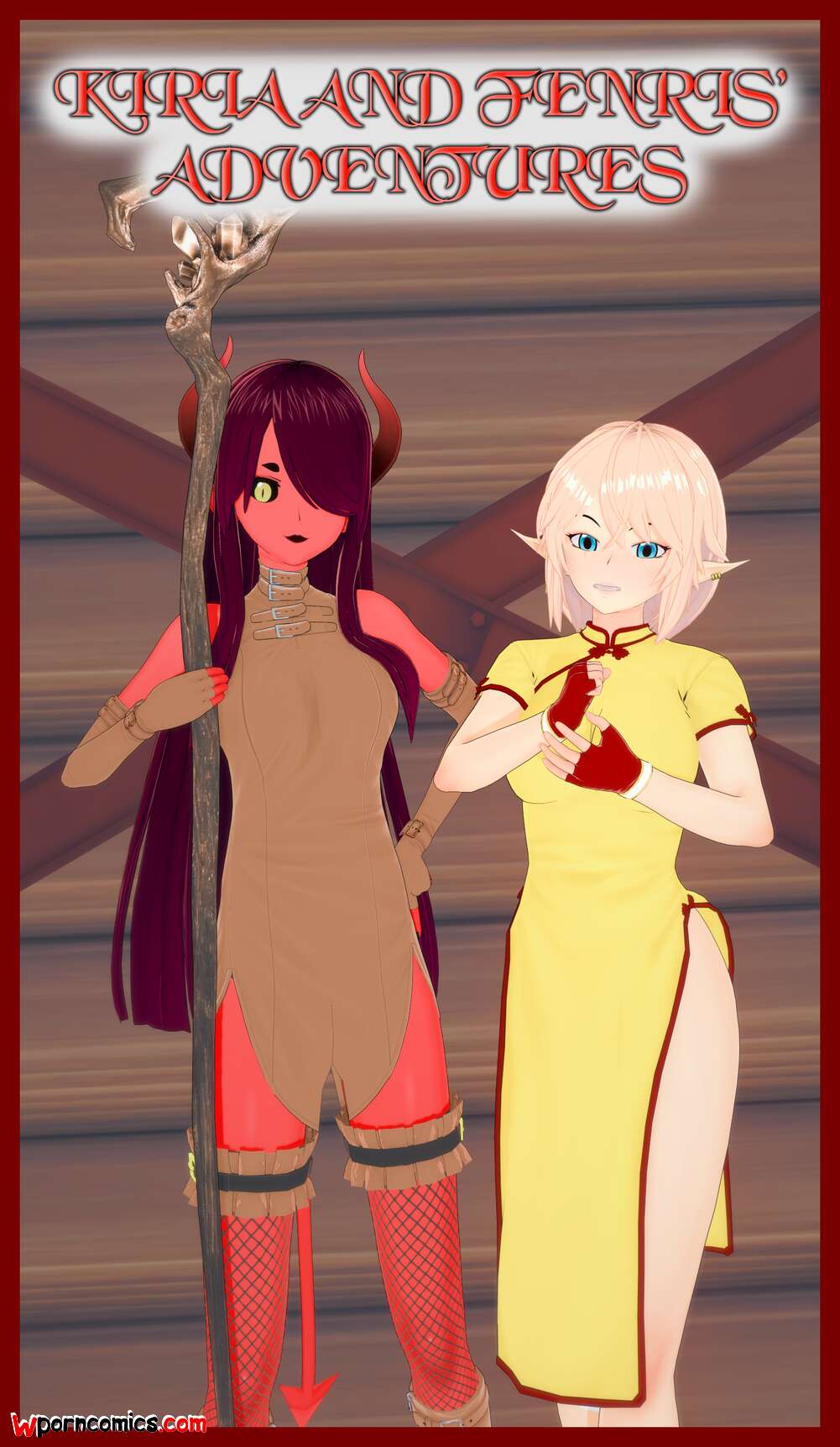 Porn comics Kiria and Fenris Adventures. Breakfull