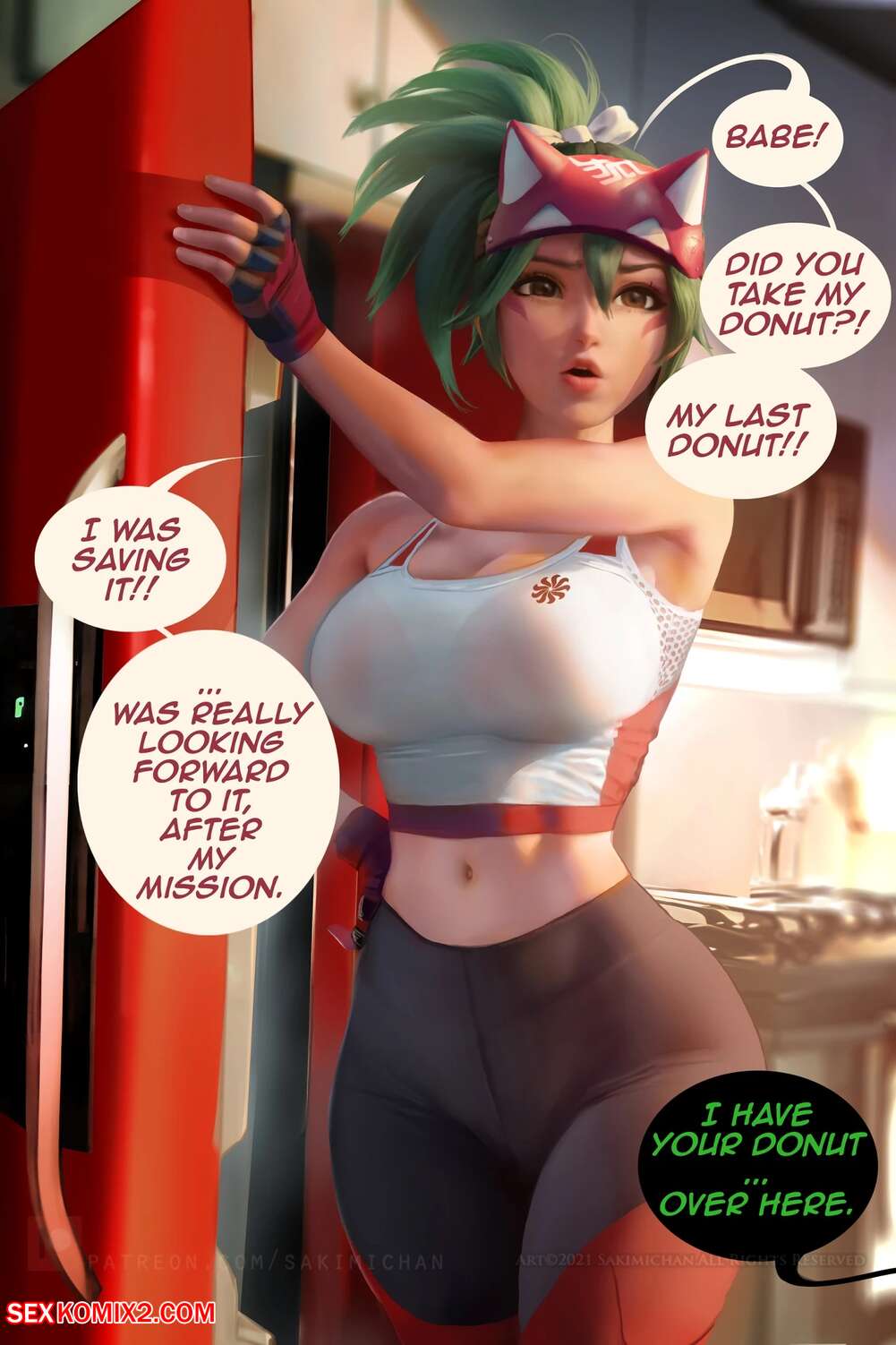 Porn comics Kiriko wakes up her friend. Sakimi Chan